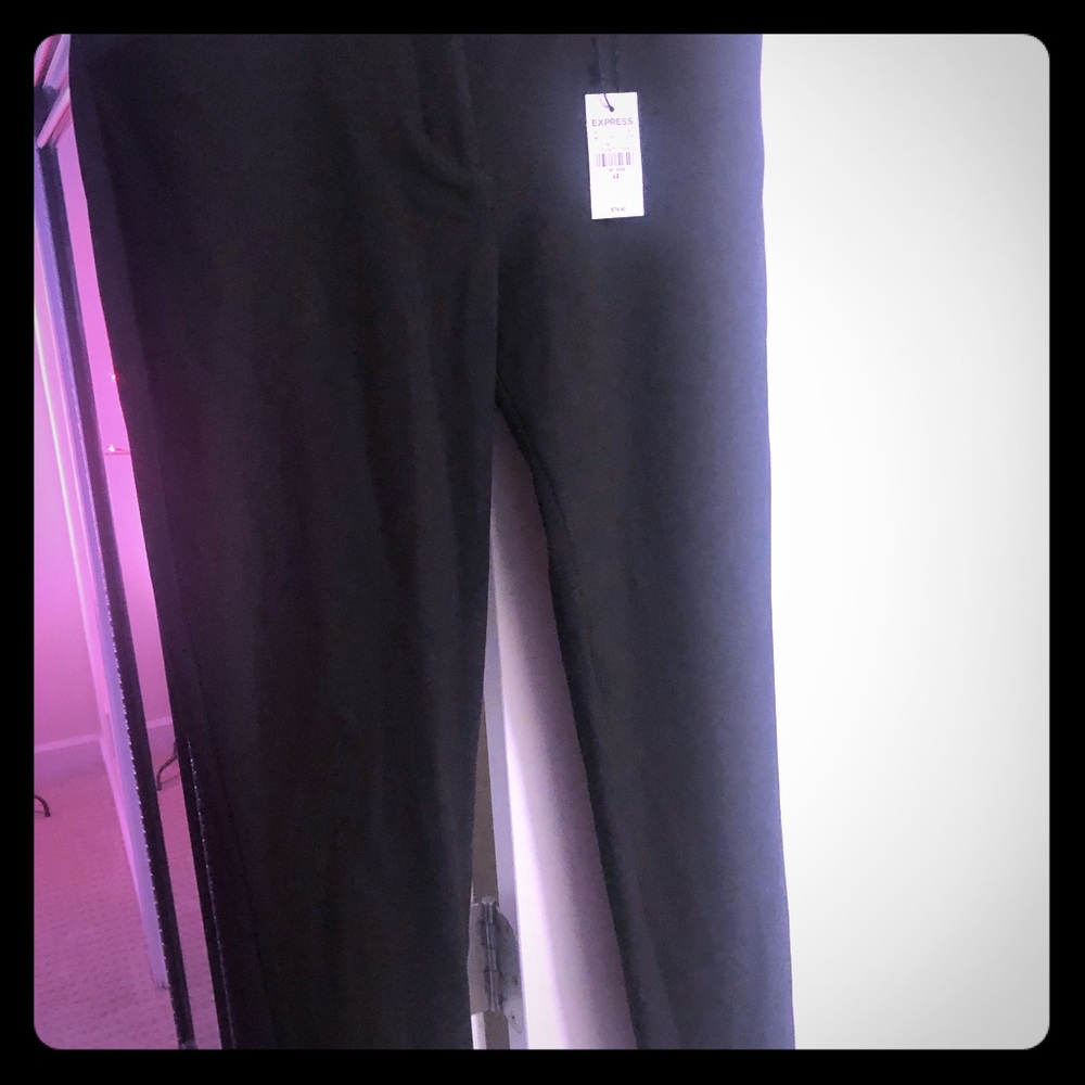 Express size 4 regular black stretch pants new